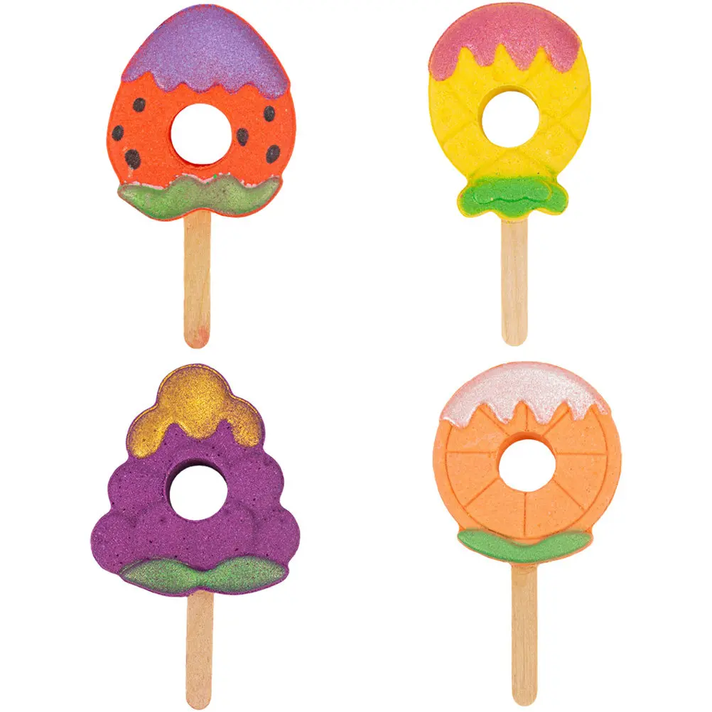 

4Pcs Creative Bathing Essential Oil Bubble Bath Salt Exfoliating Moisturizing Replenishing Smooth Glowing Skin Portable