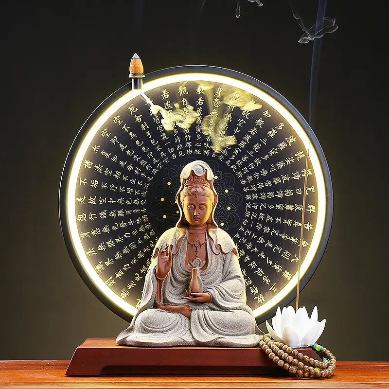 Quemador de Incienso Buddha Bakhoor, Artículos para Altar Zen, Quemador de Incienso Cristiano, Fragancia Bakhoor, Quemador de Inciensos Zen, Decoración para el Hogar