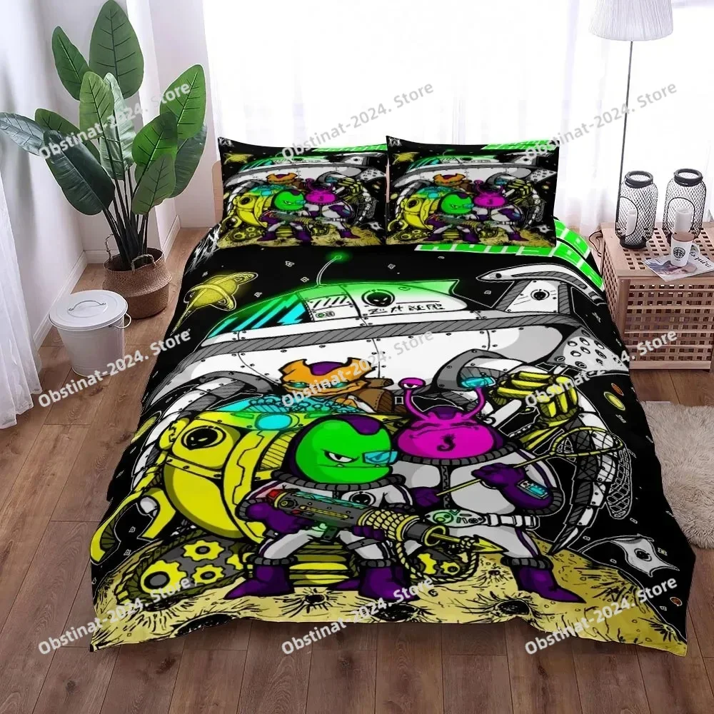 

Midoriya Hero Academia Purple Duvet Cover Set King Queen Double Full Twin Single Size Bed Linen Set