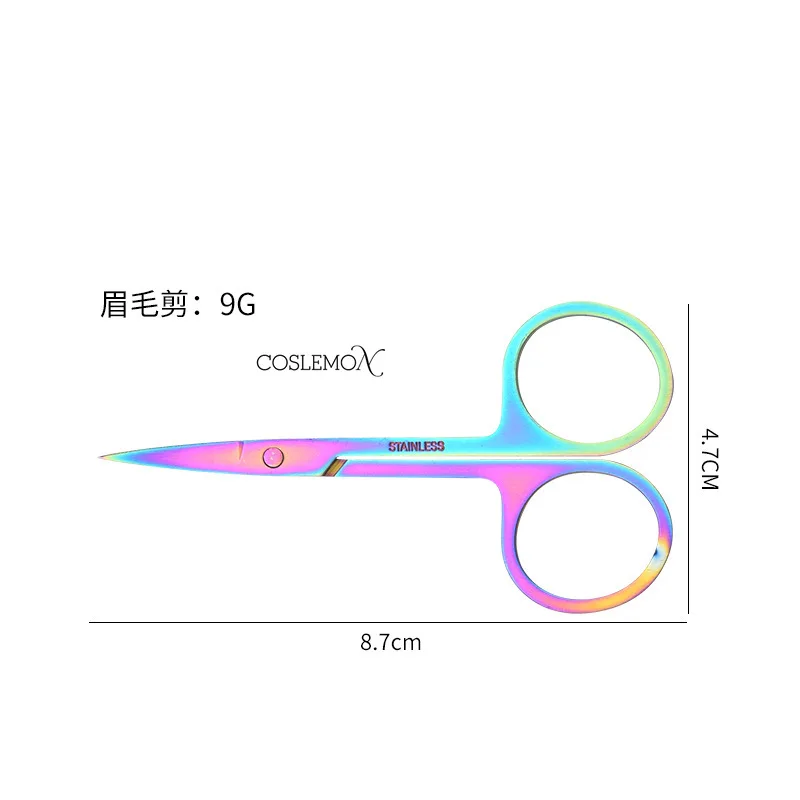 Small Scissors Nails Art Stainless Steel Small Eyebrow Nose Hair Scissor Cut Facial Trimming Beauty Makeup Accessories Manicure