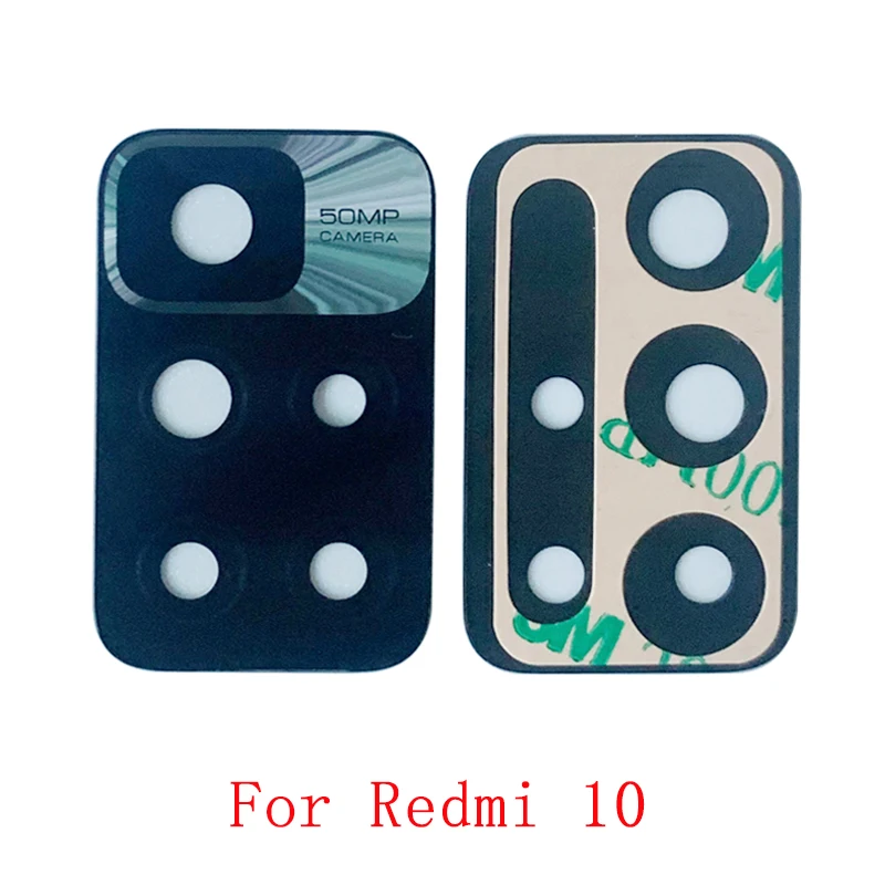 2Pcs Back Rear Camera Lens Glass For Redmi 10 Note 10 Pro 5G Note 11 Camera Glass Lens Replacement Repair