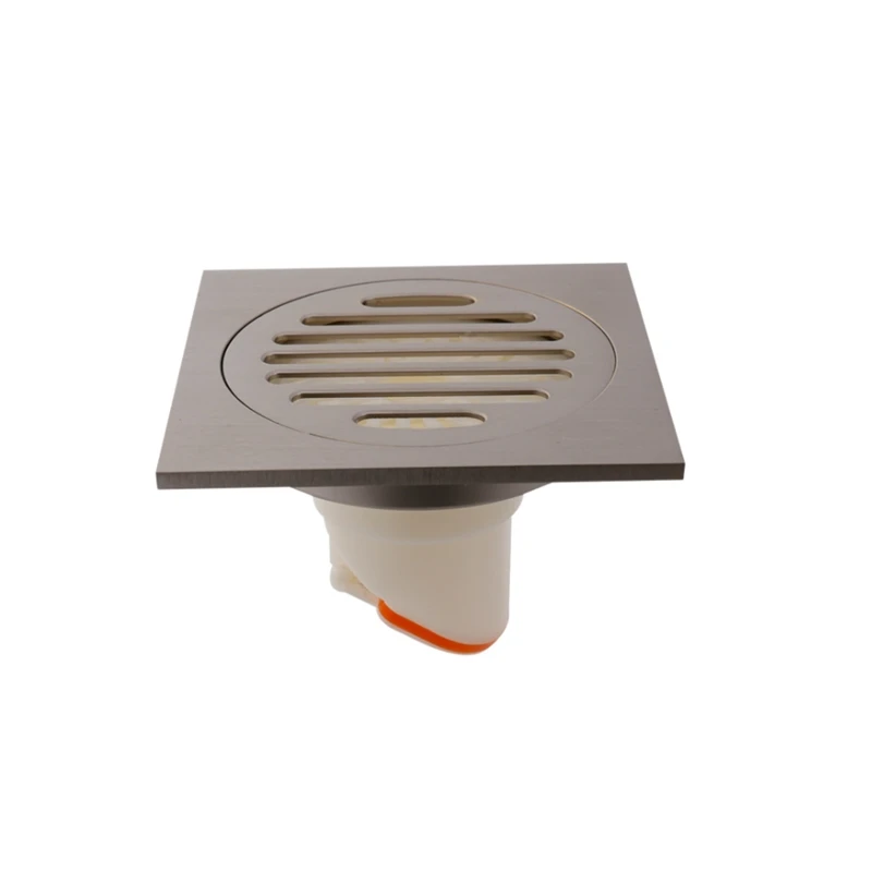 Floor Drain Brass Square Shower Drainer Grate Waste Floor Waste Grates Bathroom Drains Drain Strainers