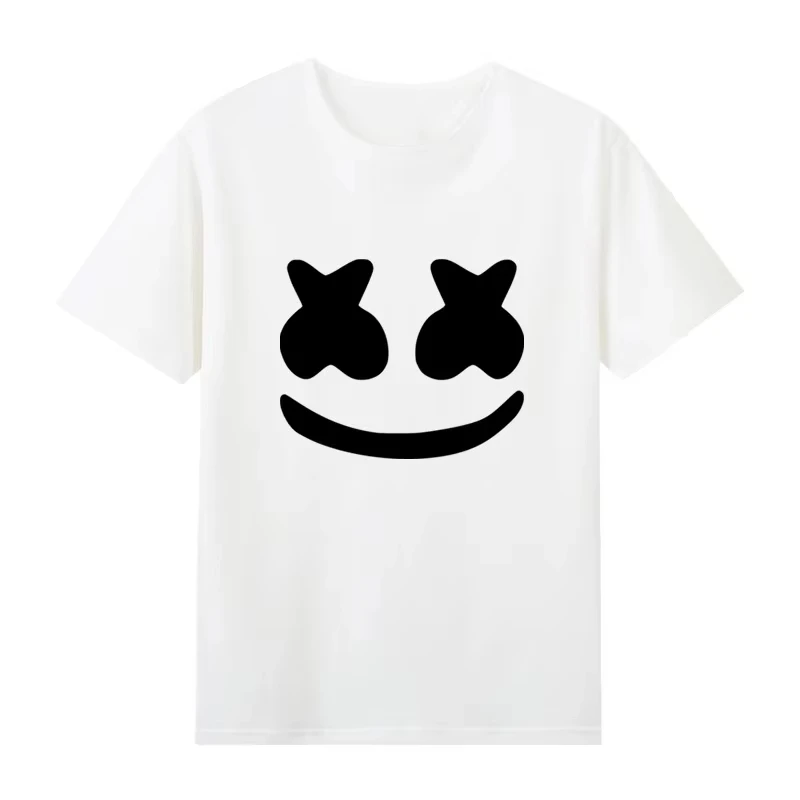 

Футболка Marshmello 2025 с принтом, мужская, для диджеев, для ночных клубов, хлопковая, с коротким рукавом, высокое качество