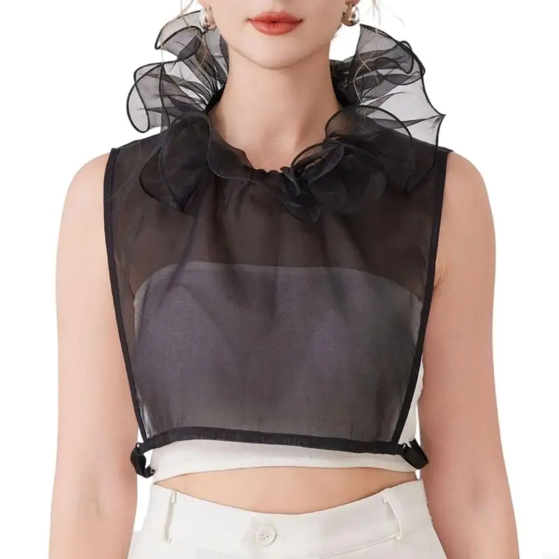 Lace Embellished Collar Accessory For Adults Daily Wear Special Occasion 6XDA