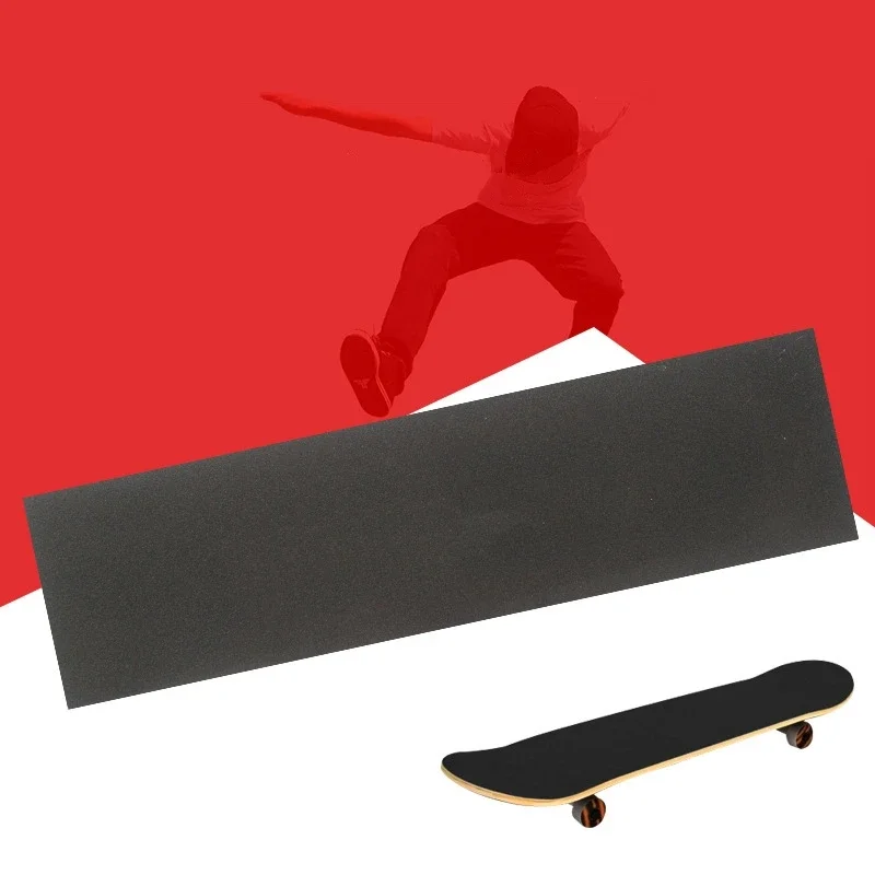 1Pc 82X21cm Professional Non-slip Black Skateboard Deck Sandpaper Grip Tape For Skating Board Longboarding Skateboard Accessory