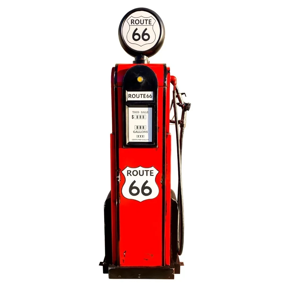 

Customize large-scale retro nostalgic tin tanker model photography props bar cafe restaurant metal decoration.