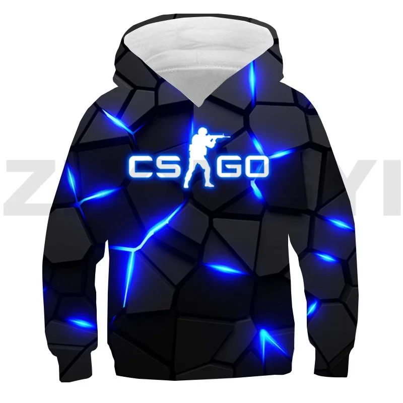 Trendy CS GO Game 3D Hoodies for Teenager Girls CSGO Assault Anime Hoodie Boys Casual Sudaderas Autumn Long Sleeve Streetwear