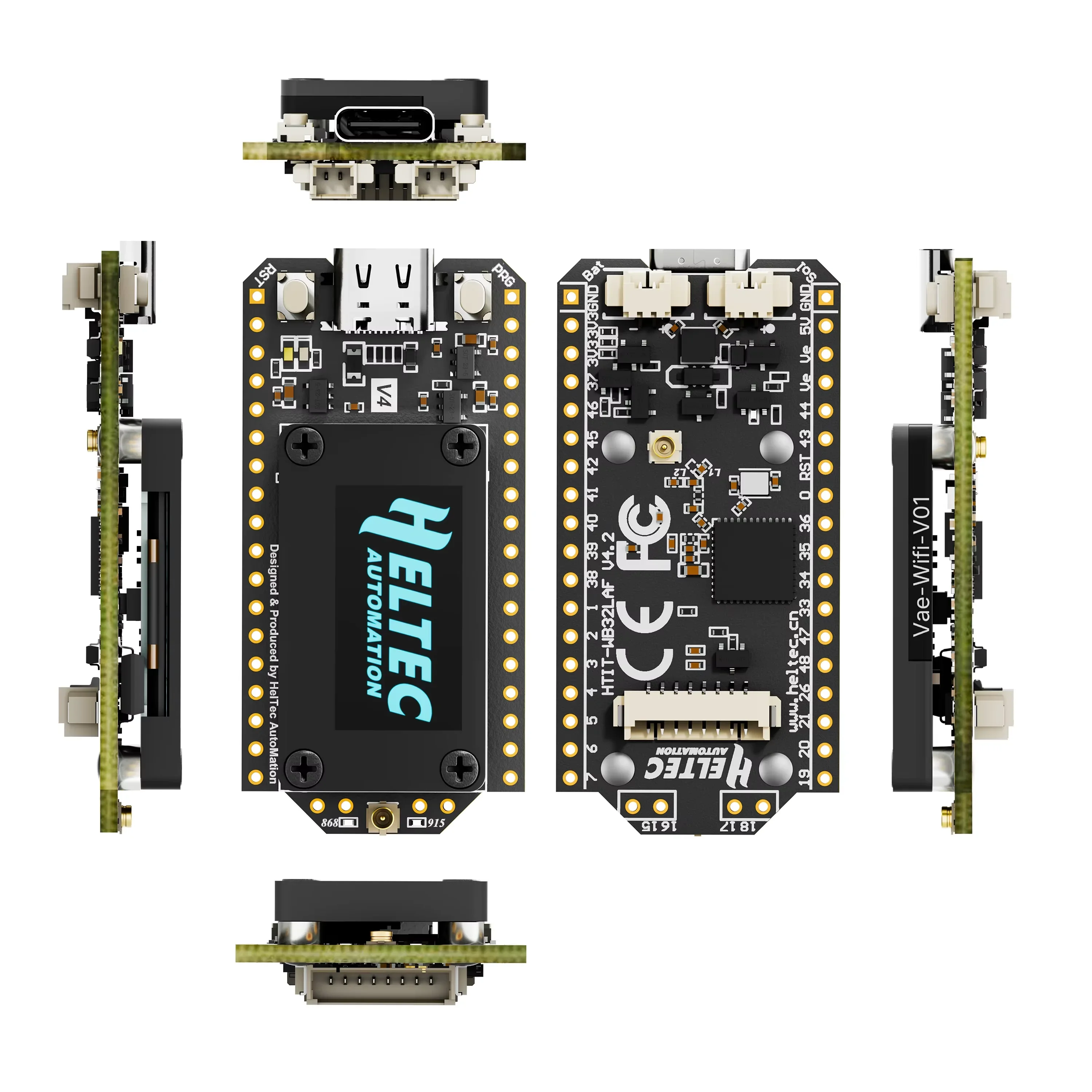 heltec-wifi-lora-32-v4-esp32-s3-sx1262高出力開発ボード、meshtastic-iotデバイスarduino用oledディスプレイモジュール