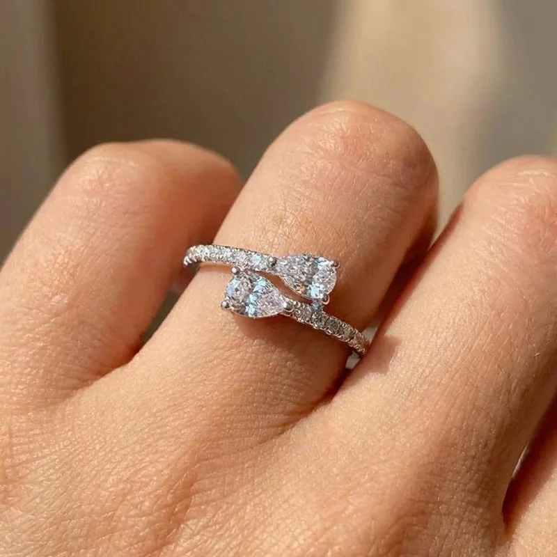 Cincin Jari Zirkonia Cerah Per - Wedding Z ulasan dan harga