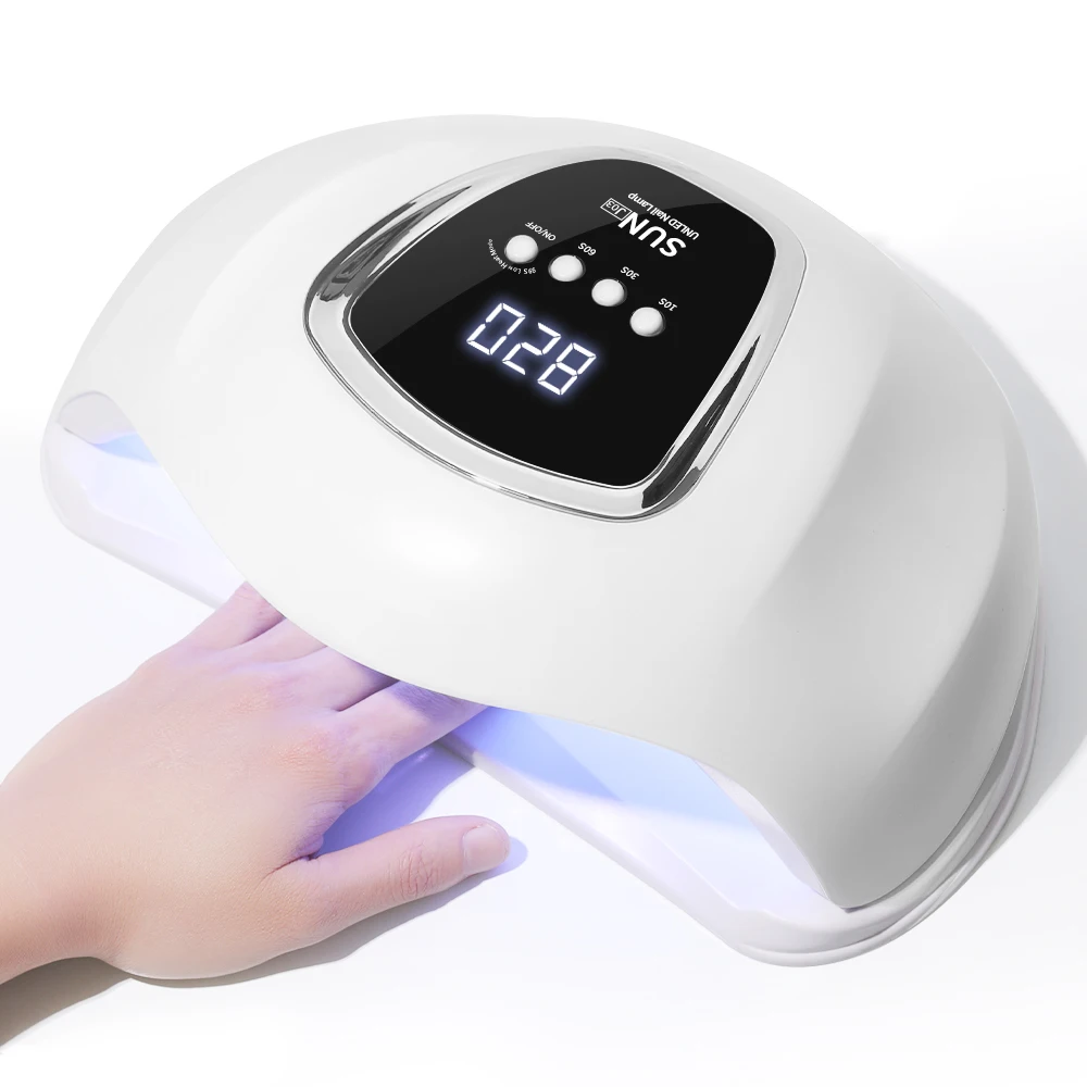 CNHIDS-Lampe à Ongles UV 66Led pour Nail Art, vaccoir de Verhéritage Gel avec Écran LCD, Synchronisation Intelligente, Outils de Salon