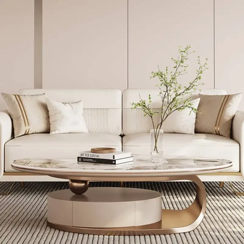 Irregular Decoration Coffee Table Style Unique White Nordic Coffee Table Modern Luxury Saving Meuble Salon Living Room Furniture