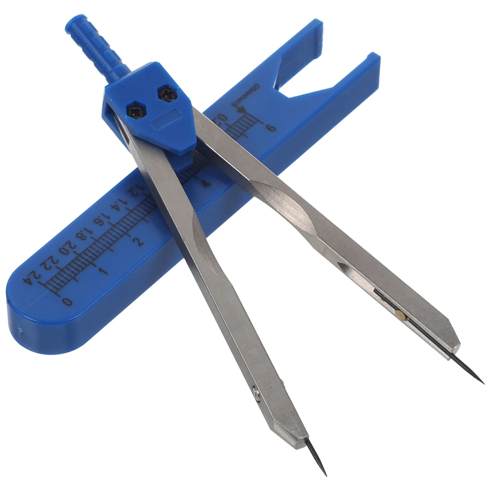 Electrocardiogram Divider Metal Calipers Measuring Tool Wave Section Classifier Doctor Storage Case Included