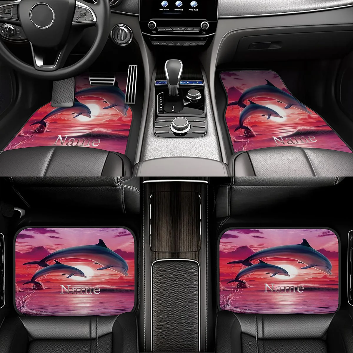 4pcs Customizable Car Floor Ma - Interior Design Name recension och pris