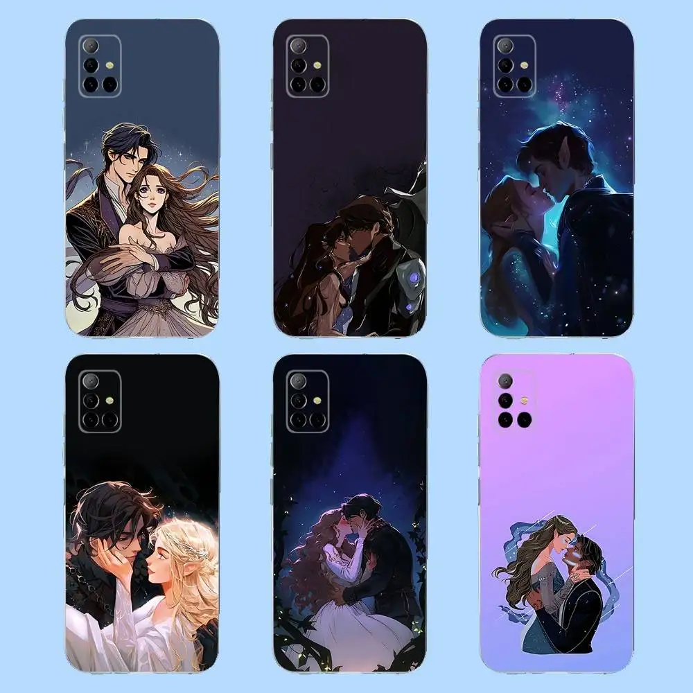 

C-Court of Mist and Fury Phone Case For Samsung S 23,22,10,9,8 A 71,52,51,30,21S,12 PIus,E,Lite Note20 Ultra Clear Soft