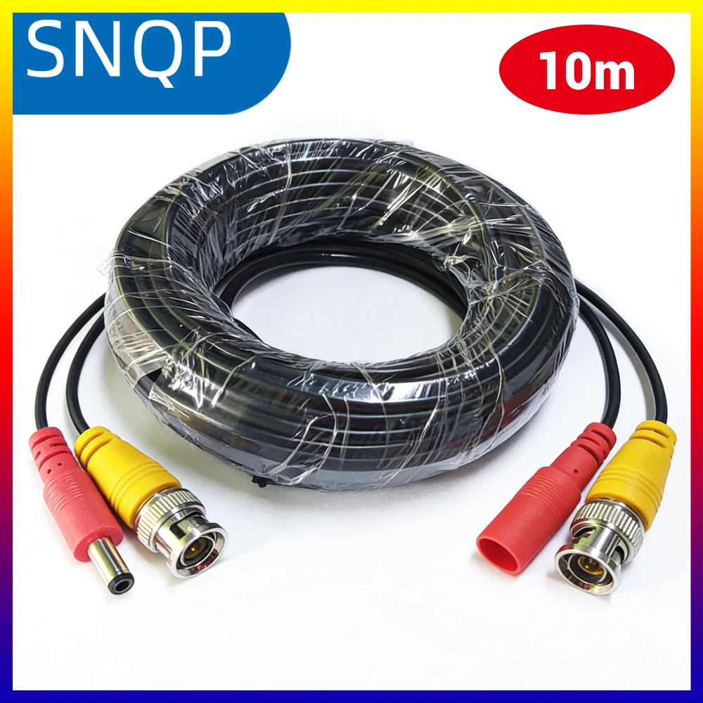 10M/32.8Foot BNC Cable For CVBS CCTV DVR Camera Recorder System Accessories Video Cable DC Power Security Surveillance BNC Cable
