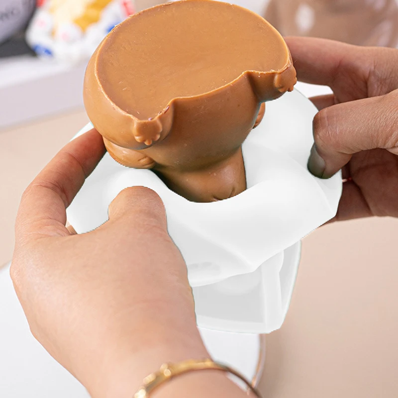 Bonito capivara pudim molde mousse molde de silicone creme molde bolo dos desenhos animados capivara decoração do bolo cozimento ferramenta de padaria