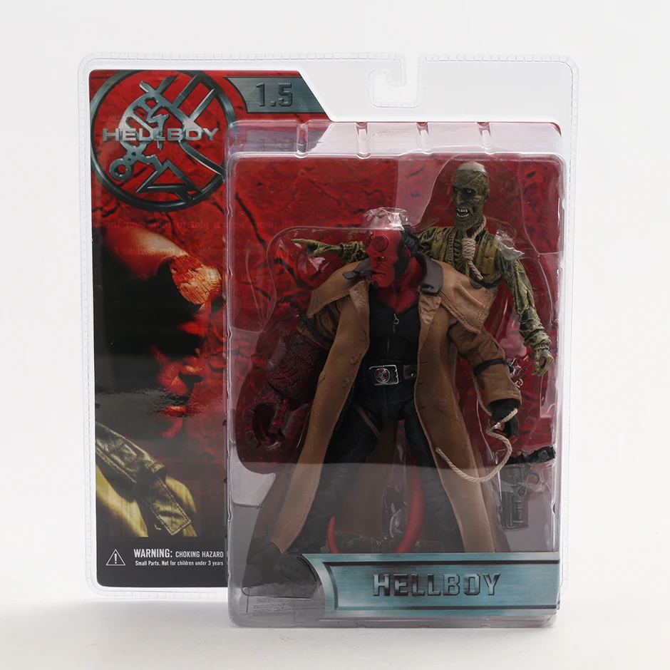 Mezco-hellboyモバイルアクションフィギュア、7インチ、モデル玩具