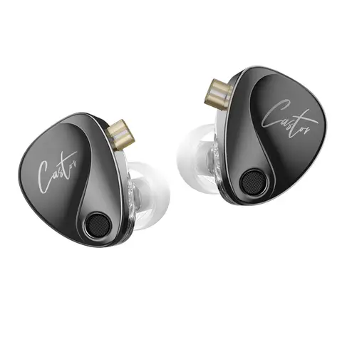 KZ Castor In Ear HiFi Earphone 2 Dynamic High-end Tunable balanced armature Earphones Monitor Headphone Cancelling Earbuds