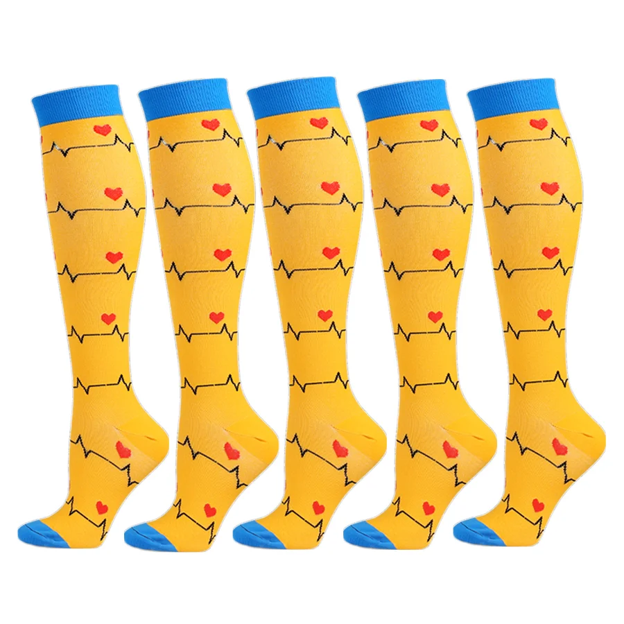 الرجال النساء ركوب الدراجات الجري اليوغا الرياضة جوارب ضغط رياضي كرة القدم كرة السلة الرجبي المشي لمسافات طويلة التنس سكيت