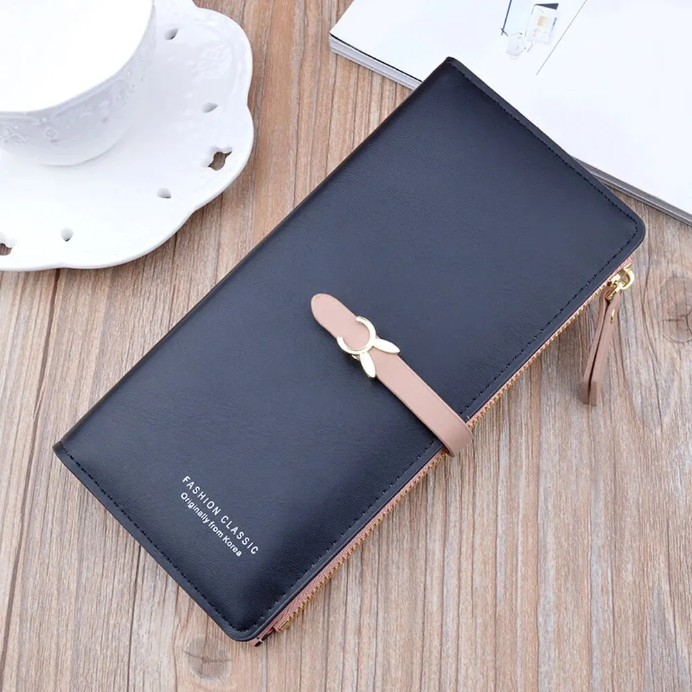 Luxury Long Wallet Purses for Women New Trend Slim Wallets Female Multi-Card Pocket Clutch Bag Ladies Credit Card Holder