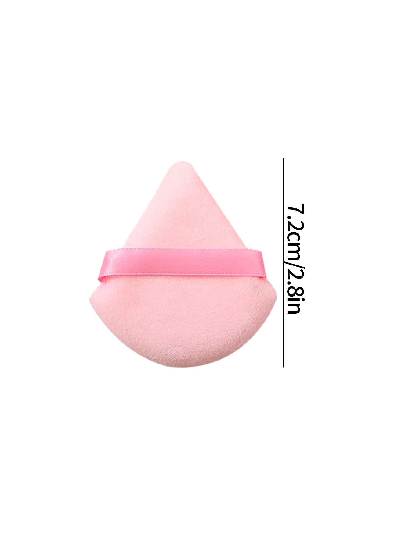 5 peças de sopro de pó triangular rosa mais vendido, uma ferramenta de maquiagem facial de dupla finalidade seca e molhada que não colheita em pó
