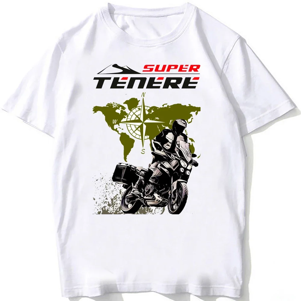 Adventure Mountain Super Tenere 1200 Riding T Shirts Men Short Sleeve T7 Tenere 700 Motorcycle T-Shirt Hip Hop Boy Casual Tees