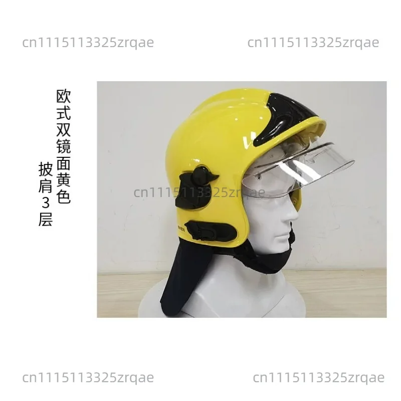 Hot-selling Protective Fire Helmet Full Helmet Double-sided Cover Pressure Helmet