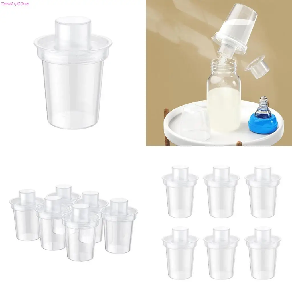 

D0JC Set of 6pcs Baby Formula Dispensers Portable Milk Powder Container Storage Box