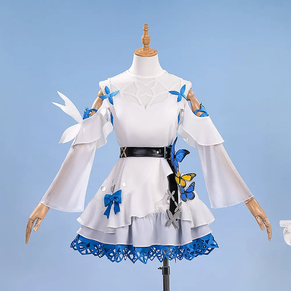 

Honkai Impact 3rd Seele Vollerei Women Summer Snow Lily Of The Valley Cosplay Costume Cos Game Anime Party Uniform Hallowen