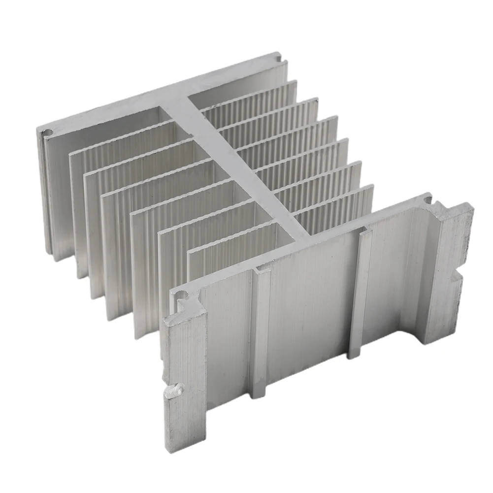 Fast Heat Conduction Aluminum Radiator for Single Phase SSR10DA40DA Solid State Relay with Silver/Black Options