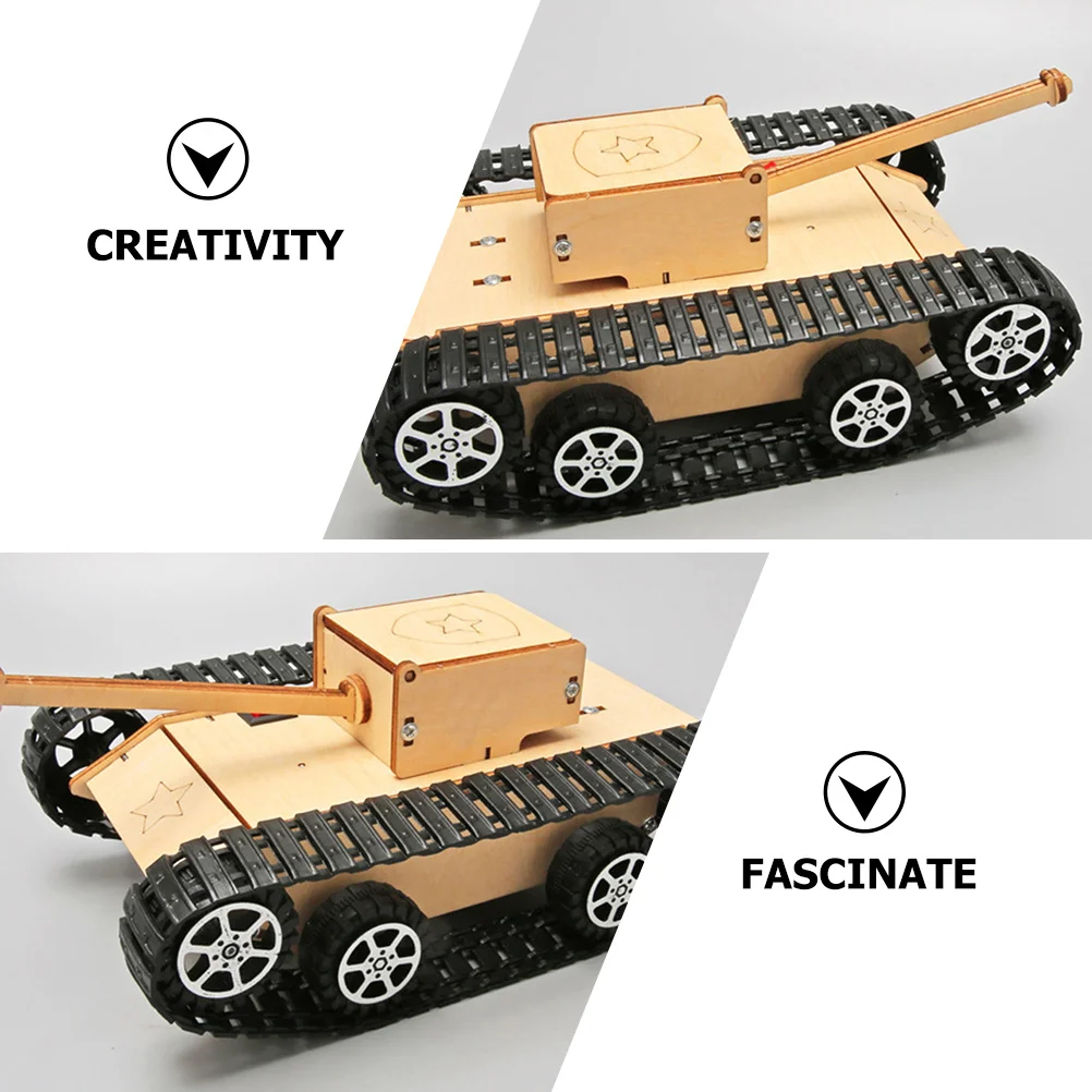 مجموعة ألعاب الخزان الكهربائي ذات الطراز القديم DIY للأطفال، البناء التعليمي اليدوي يعزز الإبداع