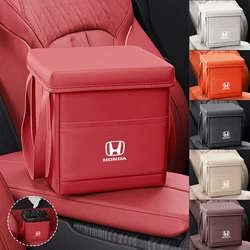 Multi-use Car Folding Trash Can Garbage Portable Auto Storage Bag For Honda Mugen Jazz Insight Freed Fit CRV Civic Accord City