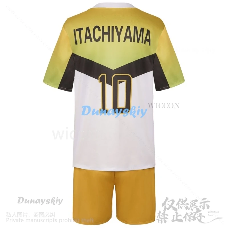 Anime Itachiyama Instituut Uniform Cosplay Sakusa Kiyoomi Kostuum Volleybal Jongen Jas T-shirt Set Voor Man Halloween Aangepast