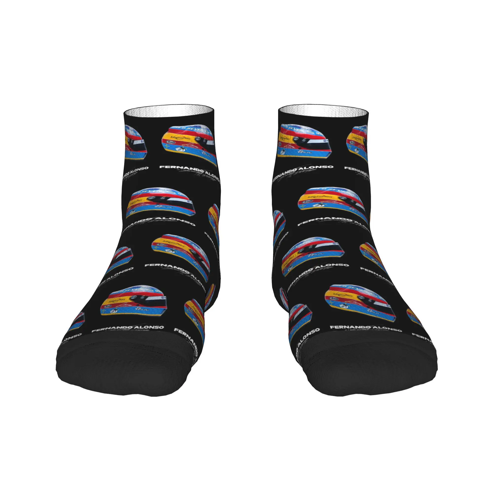 

Fernando Alonso Helmet Socks Harajuku High Quality Stockings All Season Socks Accessories for Unisex Gifts