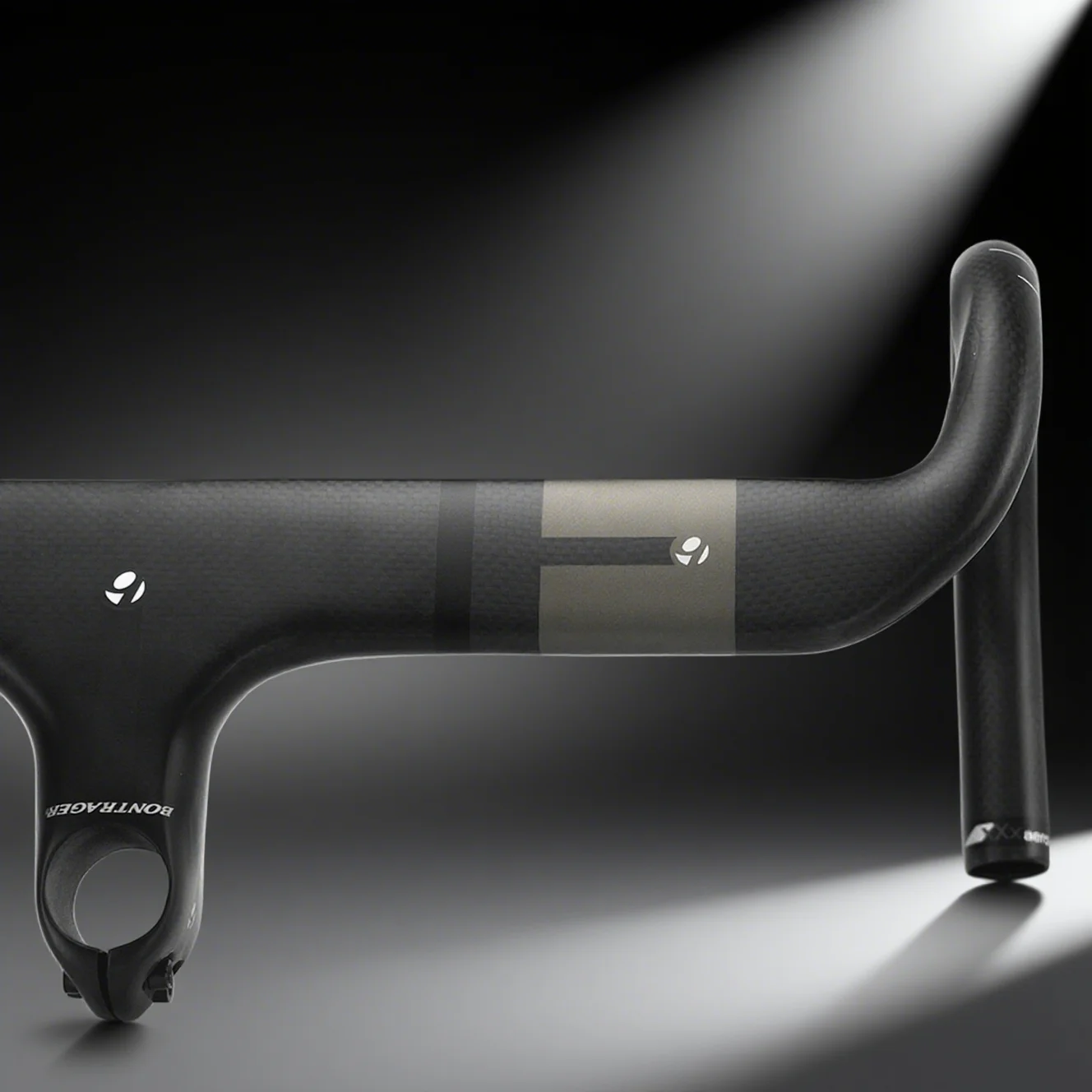 

Integrated Road Bike Handlebar 3K Black Full Carbon Fiber, with Stem 80-120mm Bend 380-440mm Width, Bicycle Accessories