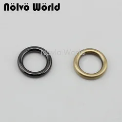 Nolvo World 20-100pcs 5 colors Welded circle ring 3.5mm wire,14mm 1/2 inch small sewing metal alloy Round rings