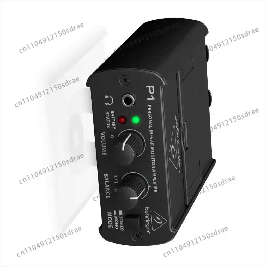 Amplificador de monitoreo intrauditivo con funcionamiento estéreo/mono conmutable BEHRINGER POWERPLAY P1 con función de mezcla