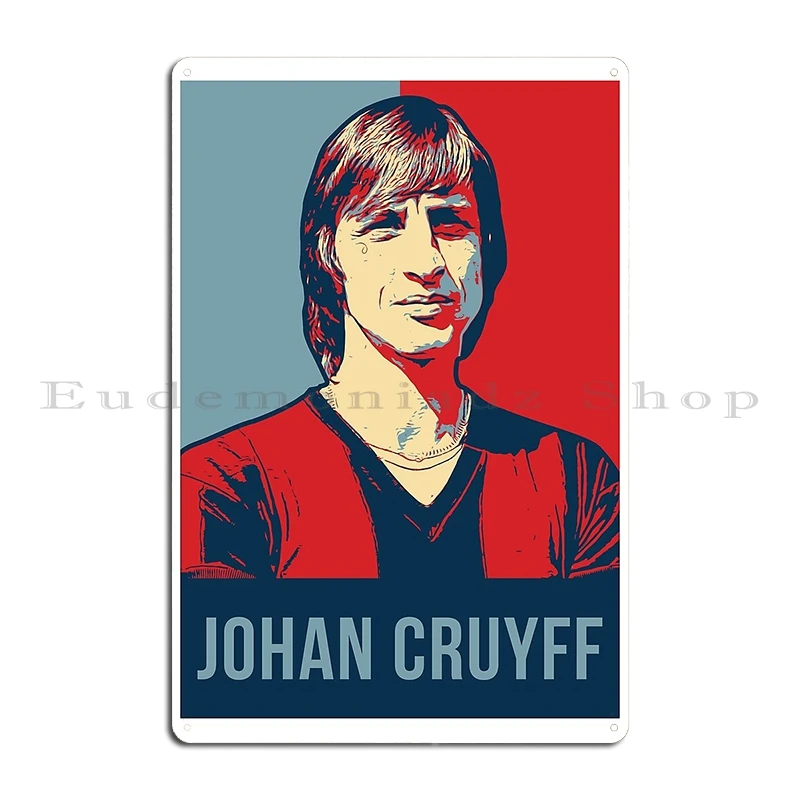 Johan Cruijff Metal Sign Bar Cave Wall Decor Cinema Kitchen create Cruyjff Tin sign Poster