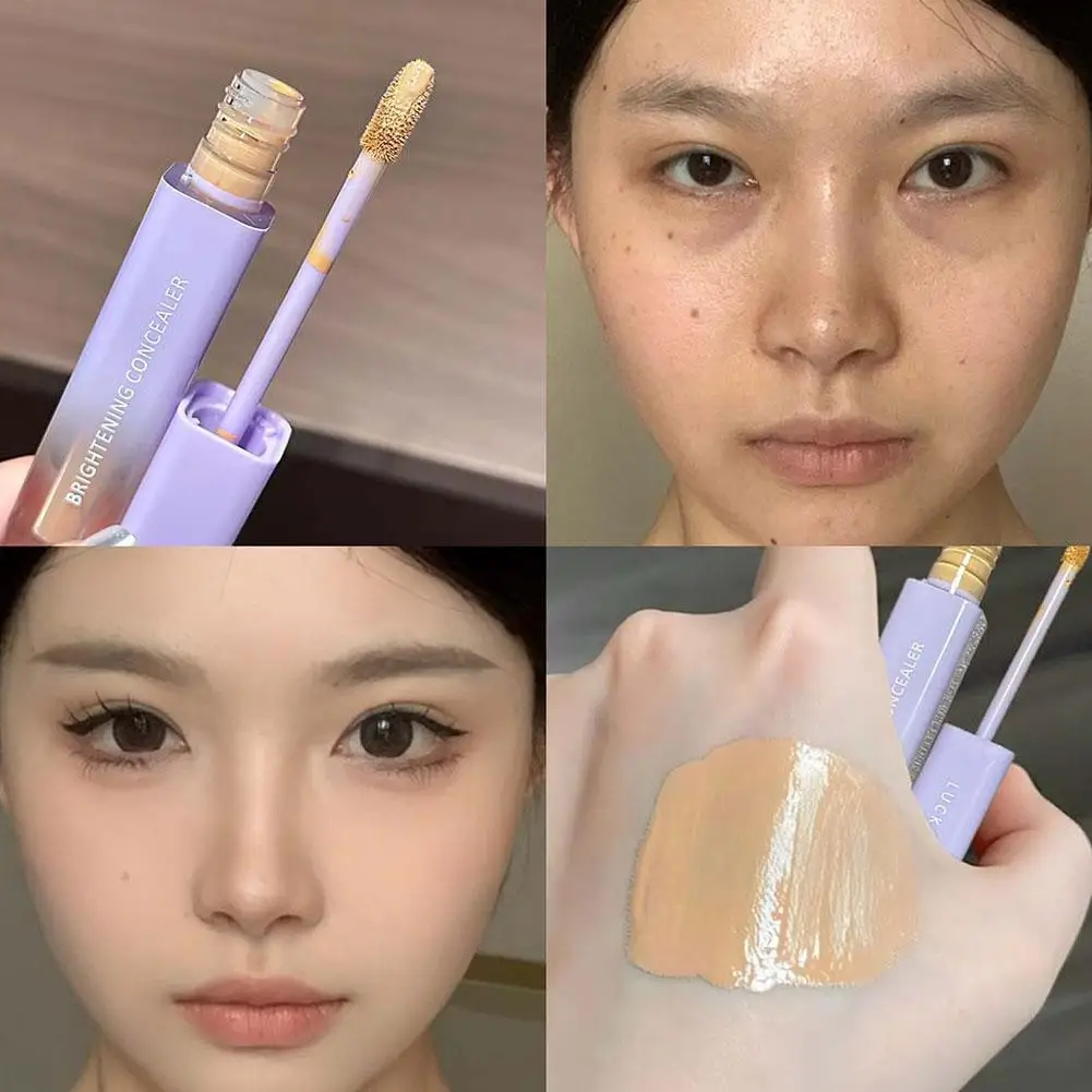 Blue & Light Skin Tone Brightening Concealer Hydrating Eye Brightening Concealer&Contour Cream-Full Coverage Face Highlighting