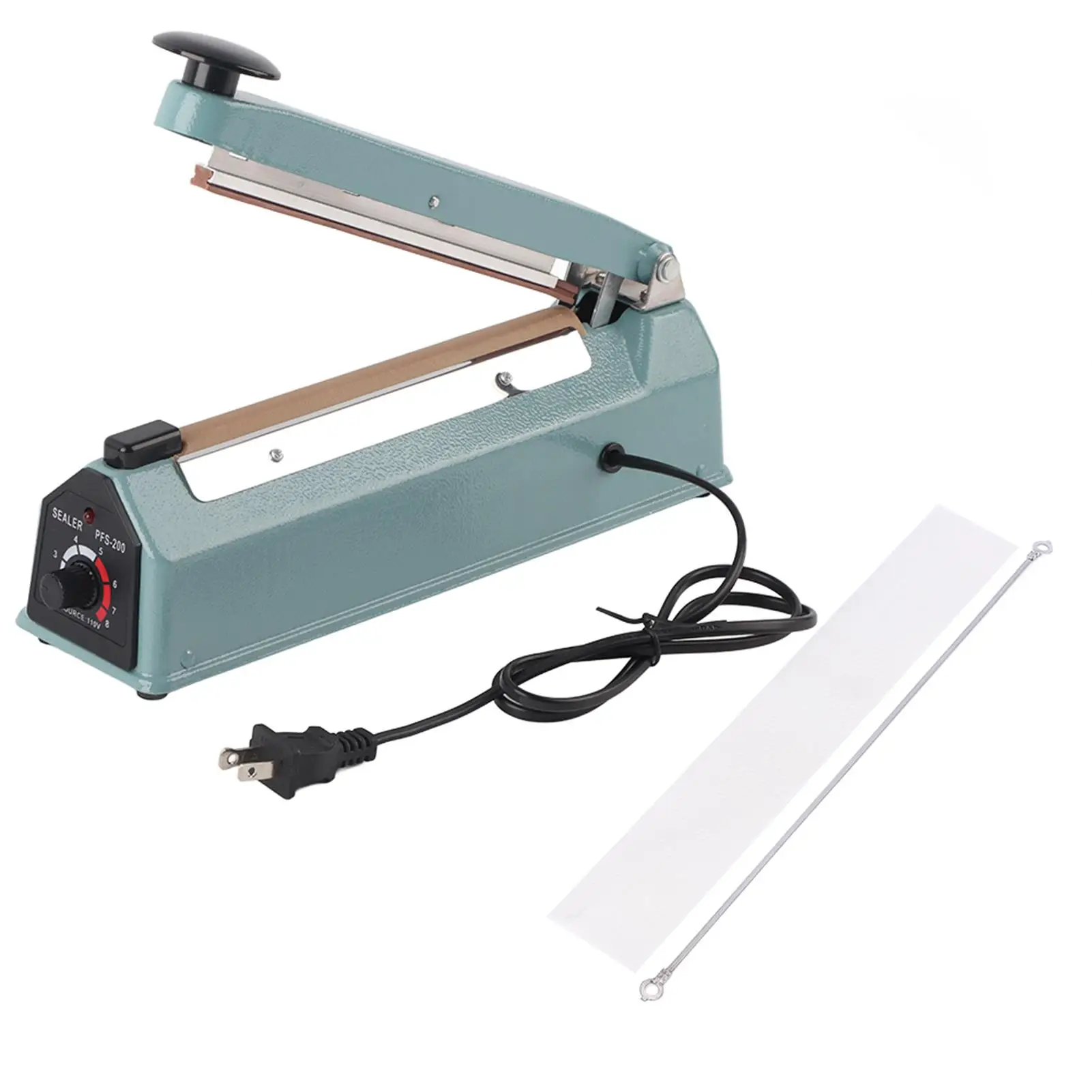 

300W PFS-200I 8 Inch Manual Impulse Heat Sealer for Food Vacuum Packaging Bags