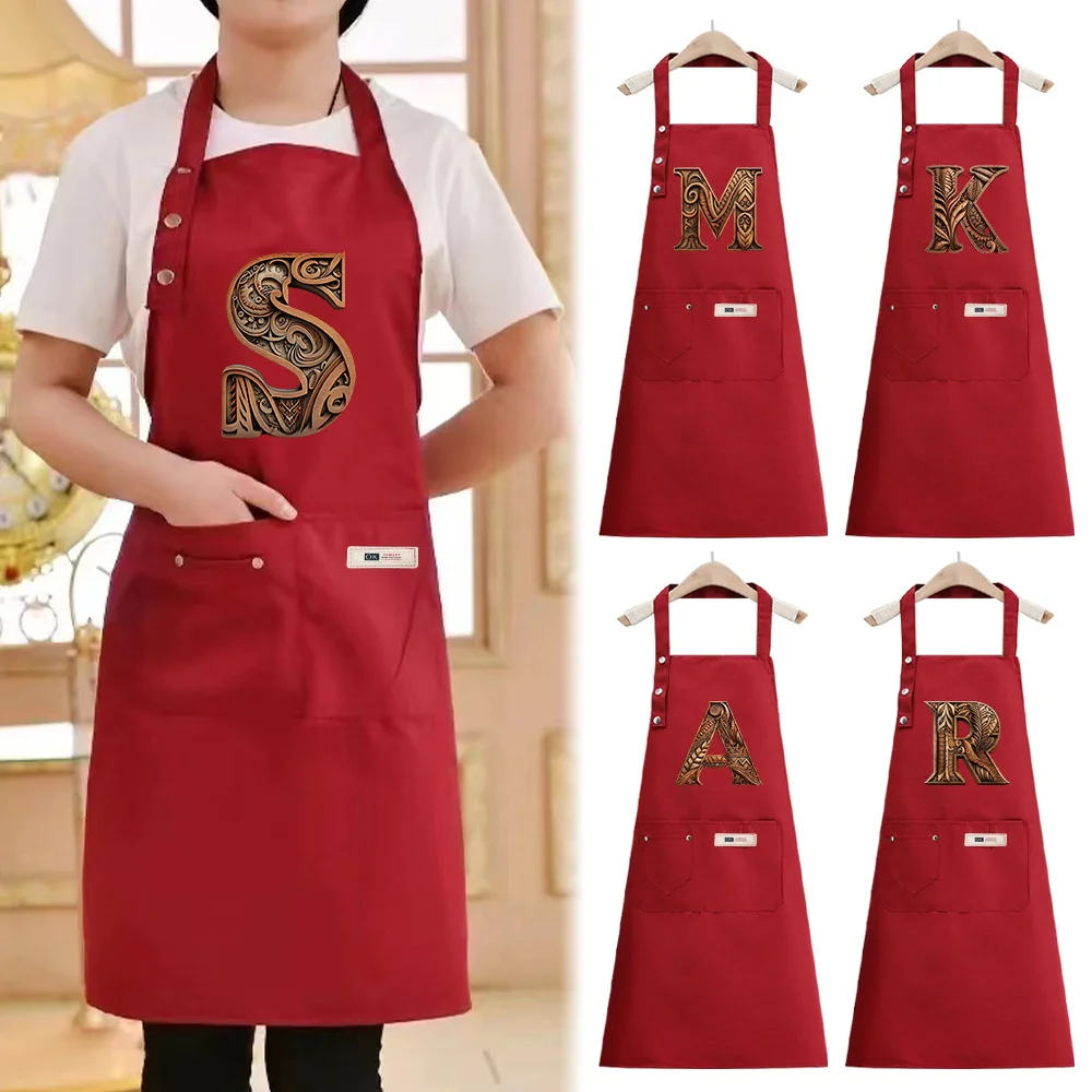 

Thick Apron with Adjustable Straps Multifunctional Large Capacity Pocket Wear-resistant Fabric Long-term Use Without Deformation