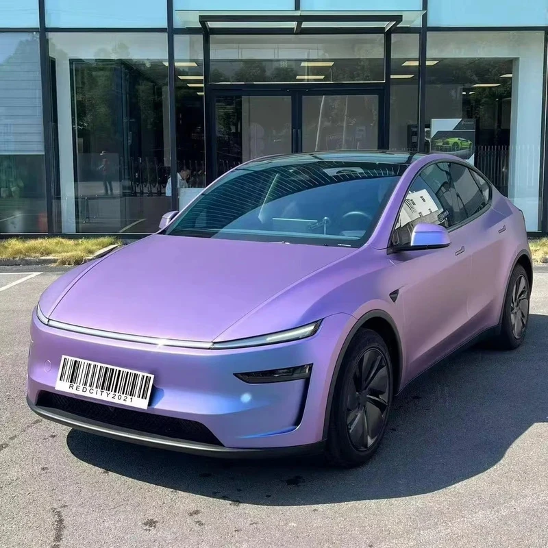 

1.52*15m TPU Color PPF Anti Yellowing TPU Car Color Paint Film TPU Matte Purple Mist Silver