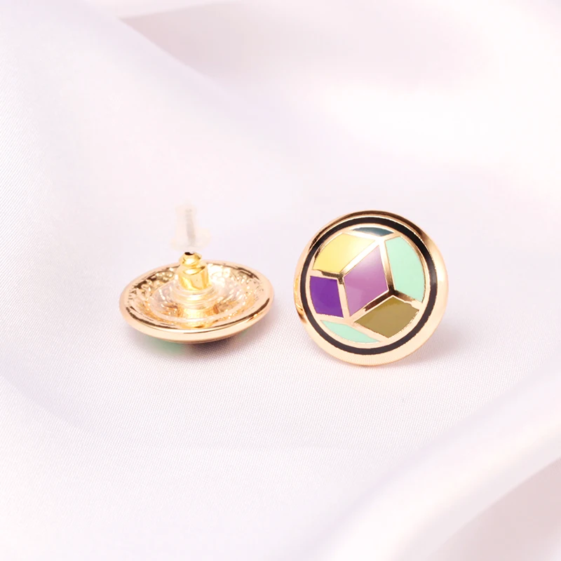 New Arrival Set Women Trendy Gift Sieraden Sets Anniversary Engagement Necklace/Earrings Stainless Steel Enamel Jewelry