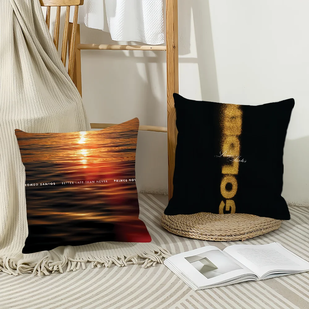 المغني اللاتيني R-romeo Santos أفضل أواخر من أبد كيس وسادة مناسب لغرف النوم وغرف المعيشة والسيارات والديكور المنزلي