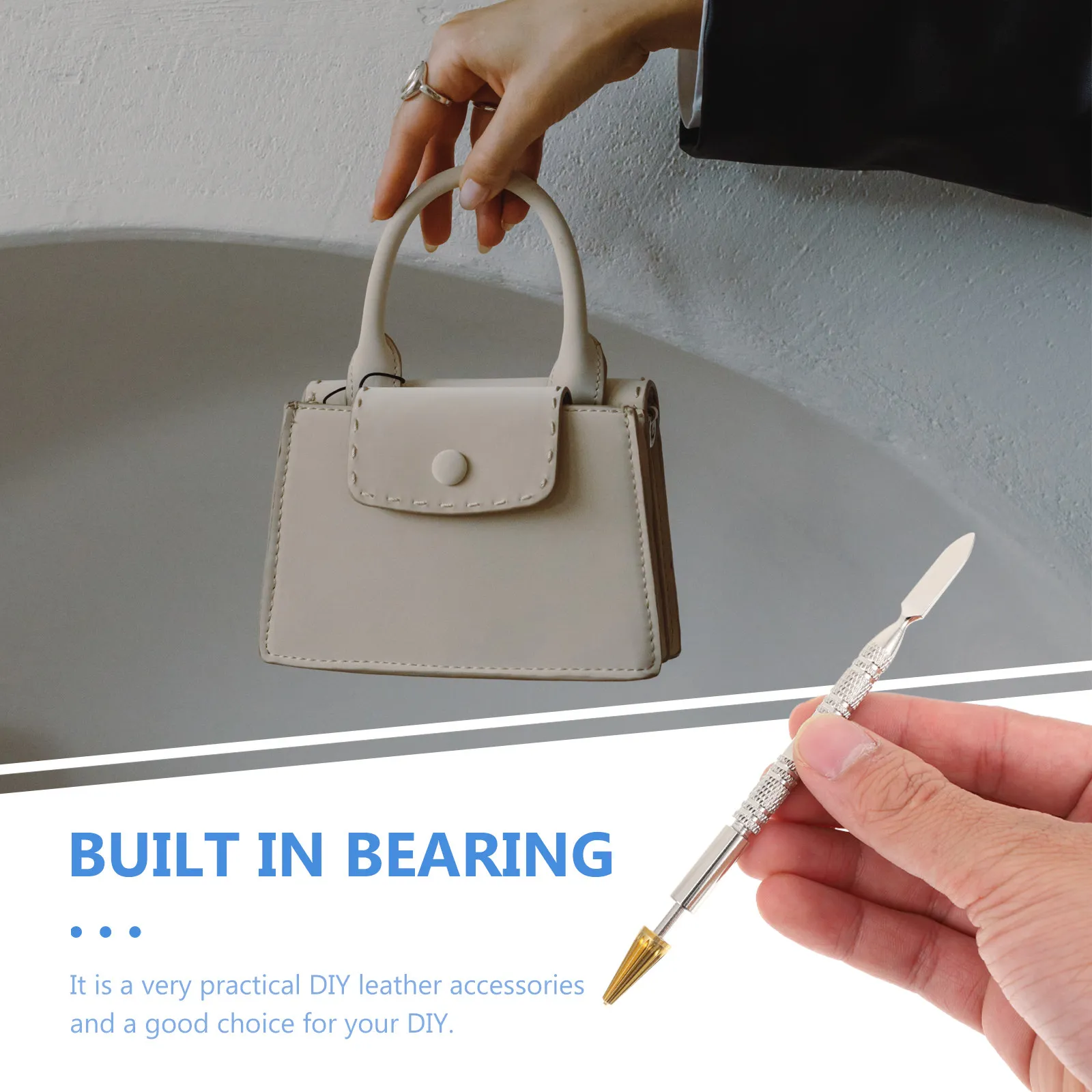 

1Pcs Dye Pen Premium Copper Steel DIY Tool Dual Use Oil Applicator Glue Stick Treatment Sealing Roller