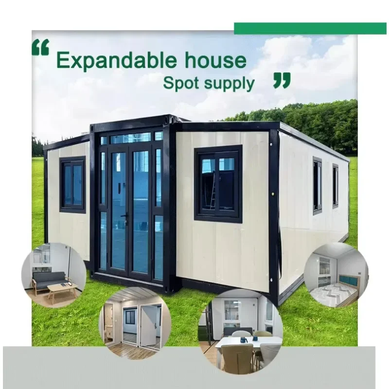 40ft 20ft Prefabricated Mobile Expandable Ready Made Luxury Container House 4 Bedroom Prefab Villa Portable Home