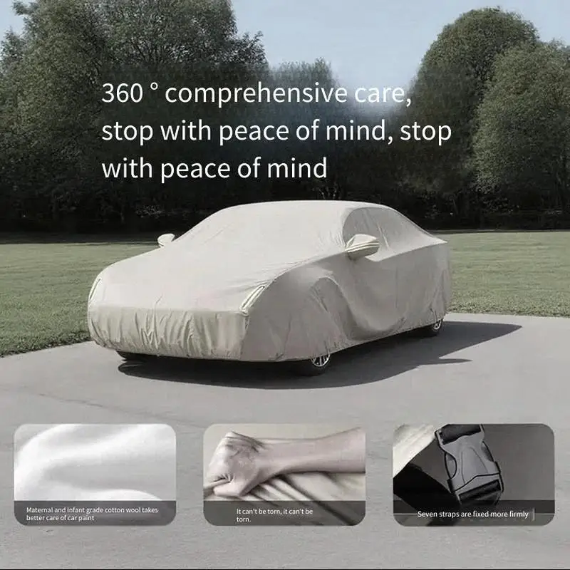 لسكودا كودياق 2016 2023 في الهواء الطلق كامل مقاوم للماء الغبار حماية ظلة الملحقات الخارجية أغطية السيارات #2