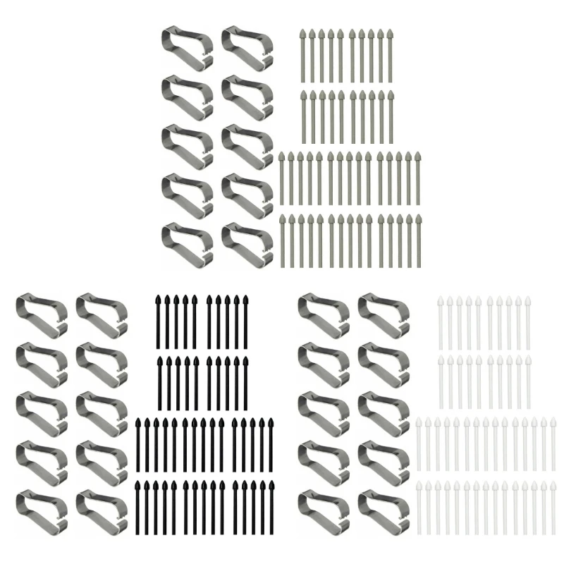 25 PCS/50pcs ปากกา Nibs สำหรับ TAB + S23 NOTE10 20 ปากกาเคล็ดลับกำจัดแหนบติดตั้งง่าย dropship