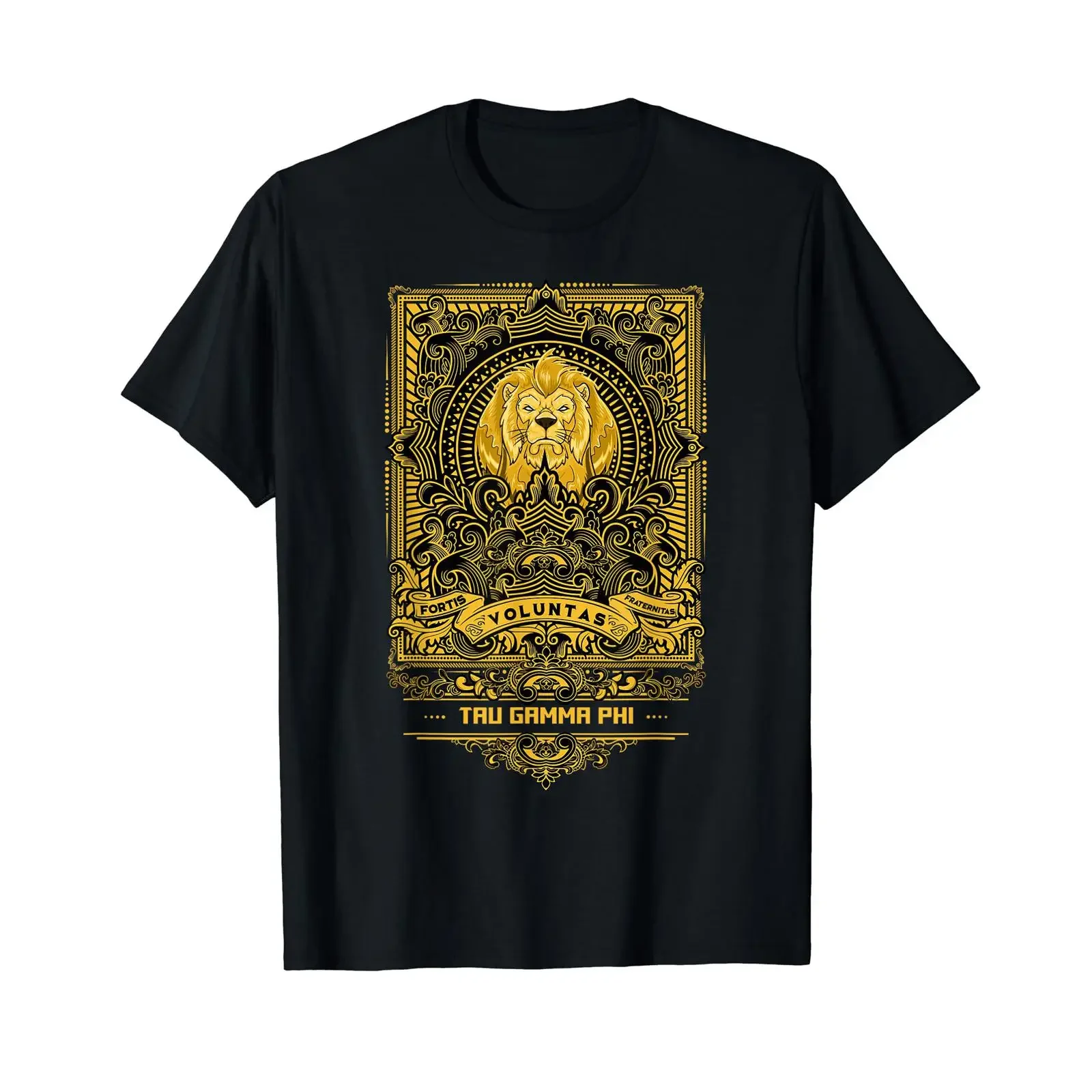 Tau Gamma Phi Fortis Voluntas Fraternitas Design T Shirt vintage Washed Stretched Casual Stylish fashion Top For Everyday Wear