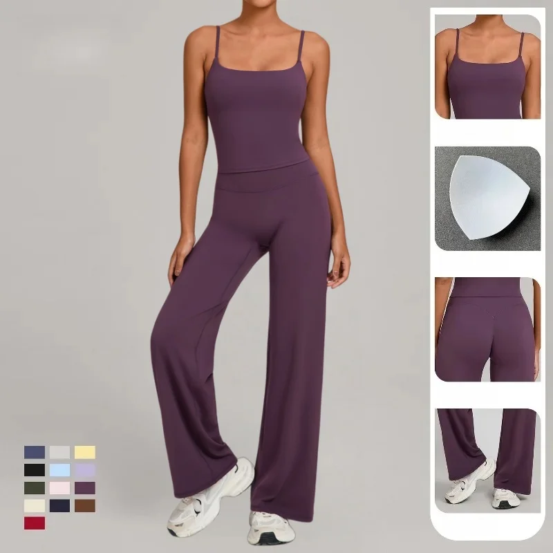 

Женский комплект для йоги телесного цвета, высокая эластичность, облегающий костюм с красивой спиной для похудения, фитнес-костюм для отдыха на открытом воздухе и бега, спортивный комплект